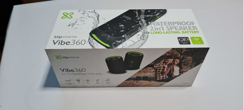 Parlante Portatil Prueba De Agua Ipx7 Klipxtreme Vibe360 Tws