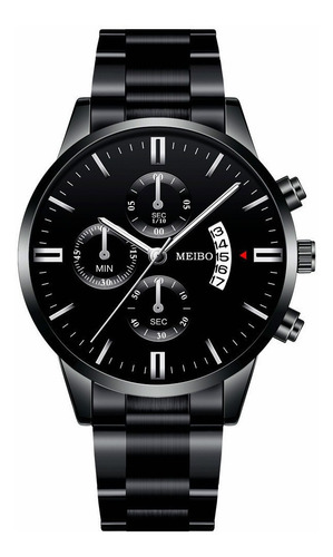 Nuevo Reloj Original Con Fecha Reloj Correa De Metal Hombre