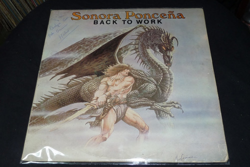 Jch- Sonora Ponceña Back To Work Salsa Guaguanco Lp