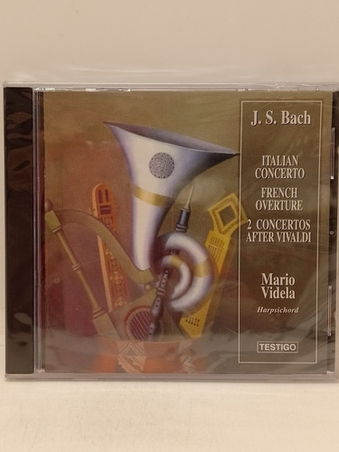 Bach Italian Concerto French Overture Cd Nuevo