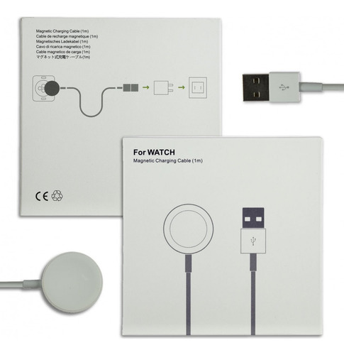Cable Usb Cargador Magnetico Compatible Apple Watch 