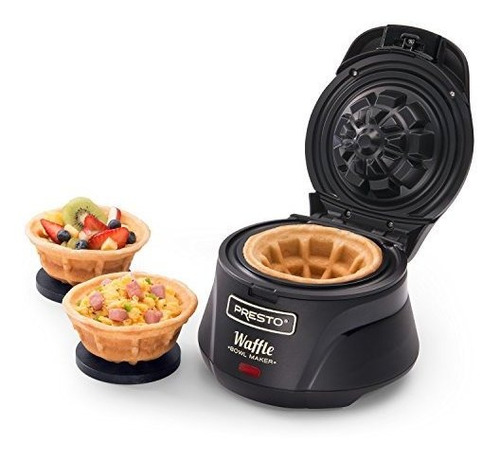 Mini Wafflera Maker En Forma De Tazon 4 Pulgadas Diametro