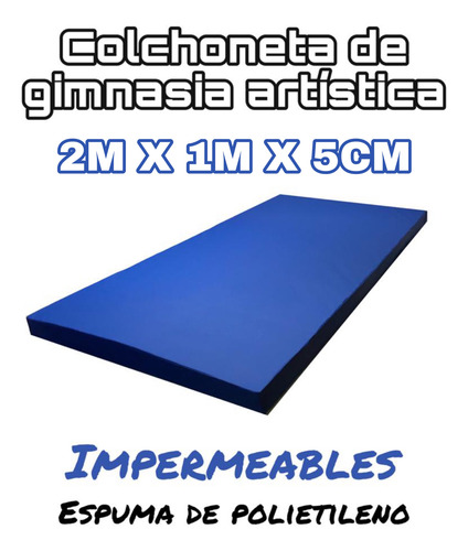 Colchoneta De Gimnasia Artística 2m X 1m X 5cm