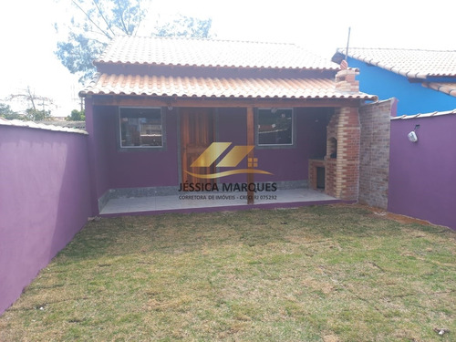 Imagem 1 de 14 de Ajc-056 - Casa Com 2 Quartos E Área Gourmet Em Unamar - Cf