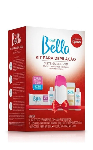 Imagem 2 de 5 de Kit Aparelho Depilador Elétrico P Depilação Cera Quente
