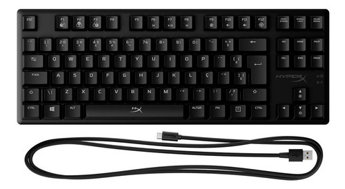 Teclado mecánico para jugadores Alloy Origins Core Switch Red Hyperx