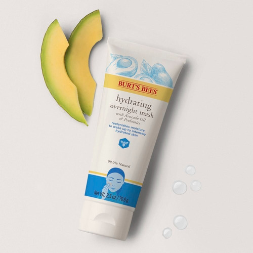 Mascarilla Facial De Noche, I. Hydration 70 Gr, Burt's Bees Tipo De Piel Hidratación Intensa