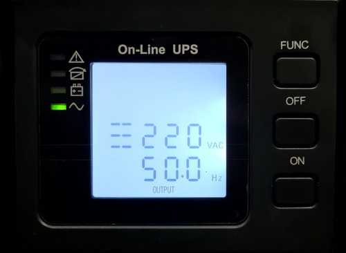 Imagen 3 de 6 de Ups Online Doble Conversion Kaise 1kva 900w Modo Eco Fp 0.9