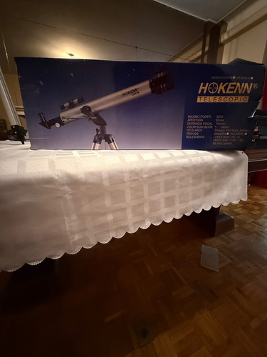 Telescopio Hokenn 60700.óptik Excelente Estado. Como Nuevo!! Plateado (Usado)