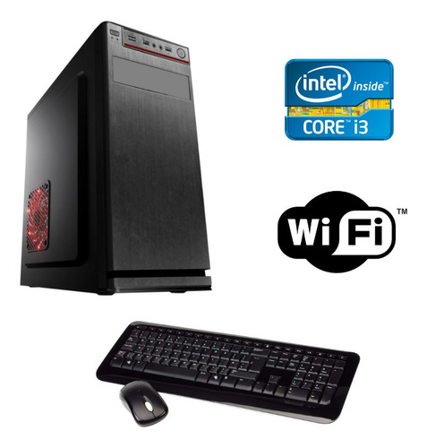 Cpu Nova I3 8gb Ssd 120 Windows 7 Wifi Teclado E Mouse!