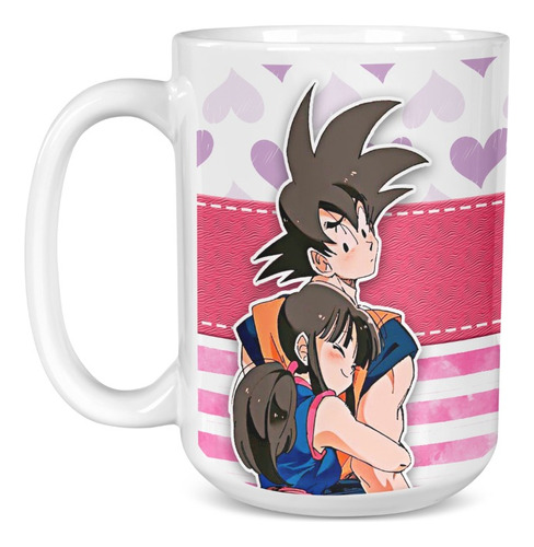  Tazón Goku Y Milk Feliz San Valentín Siempre Love Anime  