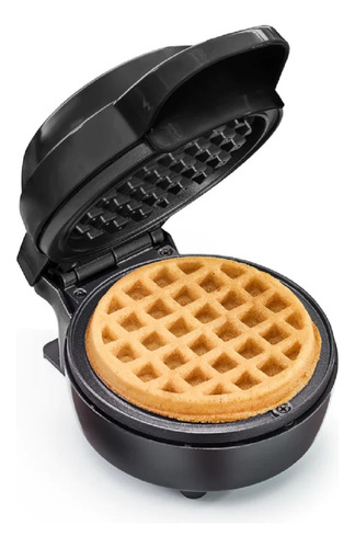 Maquina Para Hacer Waffles Mini Marca Bella Color Negro