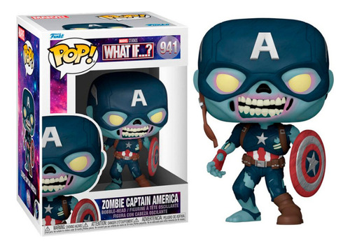 Funko Pop Zombie Captain America 941 Marvel What If ?