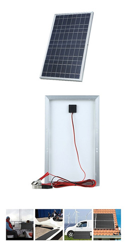 Kit Completo De Paneles Solares De 12 V, 30 W De Potencia, P