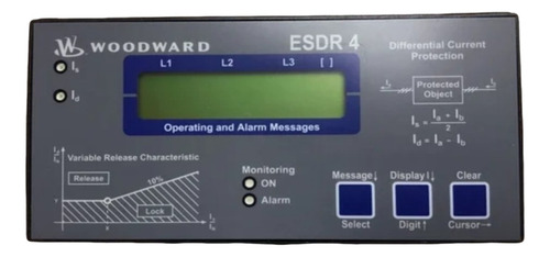 Relé De Proteção Diferencial De Corrente - Woodward Esdr 4