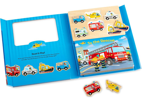 Melissa Doug Al Libro De Rescate Y Un Juego De Rompecabezas