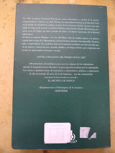 Criptonomicon 3 El Código Aretusa - Neal Stephenson A7 (Usado)