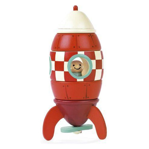 Foguete 2 Em 1 Para Montar E Desmontar Com Brinquedo Anexo