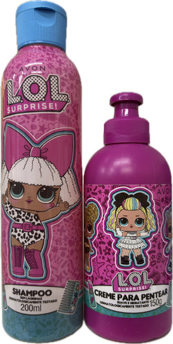 Kit Shampoo E Creme De Pentear Lol Surprise Avon