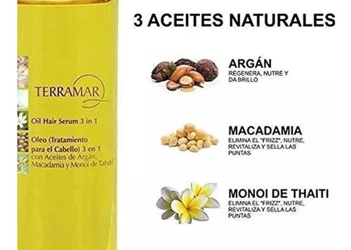 Acondicionador Crema+shampoo+mascarilla+aceite Óleo Terramar