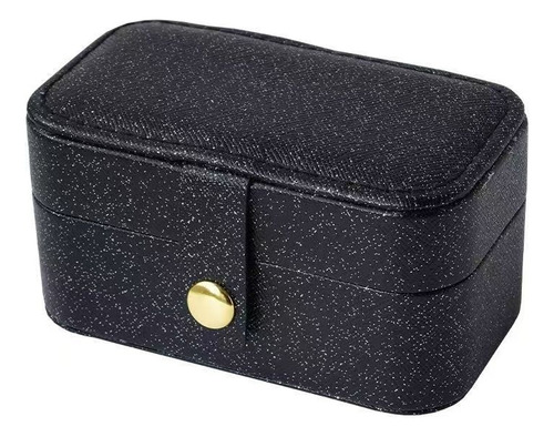 Alhajero Y Organizador De Joyas, Joyero Mini De Viaje Negro