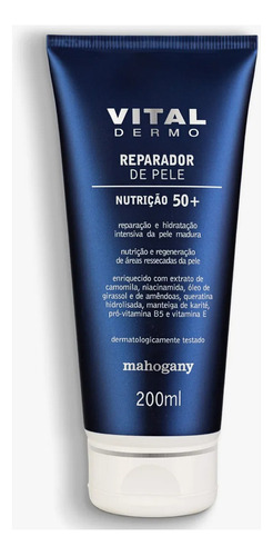  Mahogany Hidratante Vital Dermo Reparador De Pele 50+ 200ml