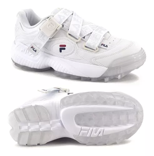 Tênis Esportivo D-Formation Luxe Fila Lifestyle F02L016 - Branco