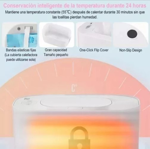 Calentador Portátil De Toallas Húmedas Wipes Para Bebe