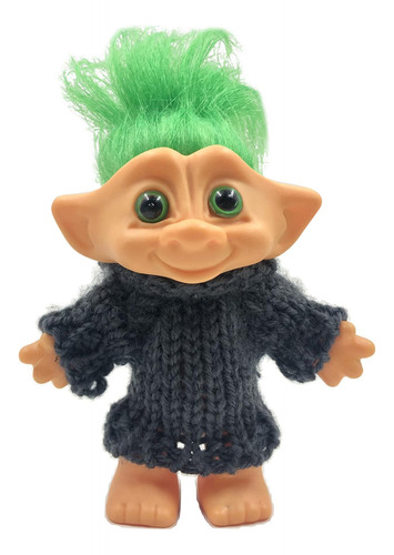 Lindas Muñecas Trolls Pequeñas Vintage De 4  Con Ropa Mini