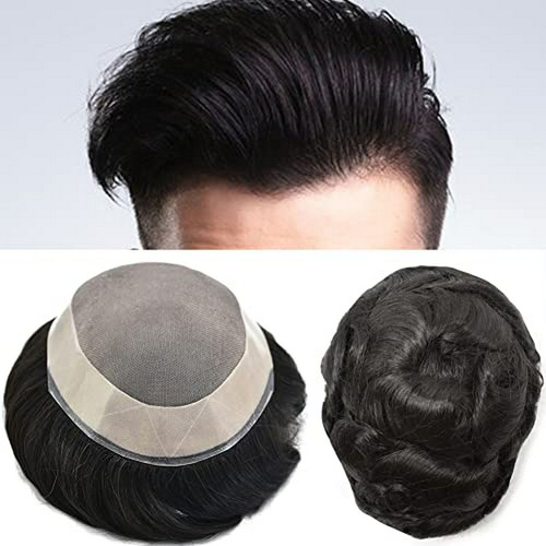 Fino Mono Toupee Para Hombres Sistema De Reemplazo De Cabell