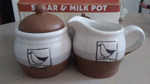 Sugar Milk Pot. Juego Para Te Y Azúcar Azucarera