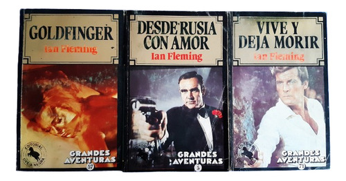Set 3 Libros Ian Fleming - James Bond (Usado)