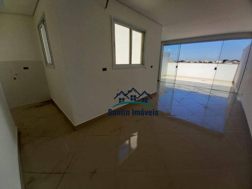 Cobertura Com 2 Dormitórios À Venda, 100 M² Por R$ 399.000,00 - Parque Novo Oratório - Santo André/sp - Co0206