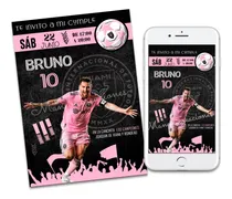 Comprar Kit Imprimible De Messi Internacional Miami, Con Textos Edit