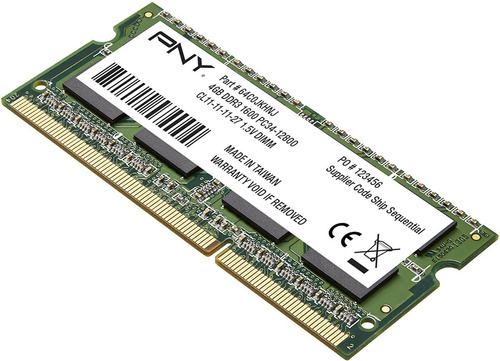 Memoria Ram Pny 4gb Ddr3 1600mhz Sodimm