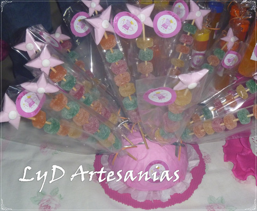 Pinches Golosineros En Porcelan Fria Para Candy Bar Por 10