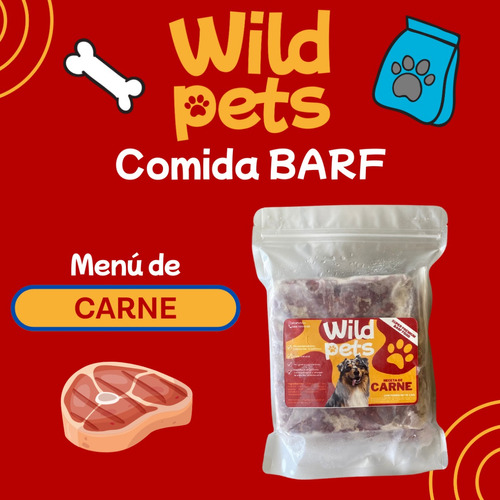 Barf De Carne Para Mascotas Perros Y Gatos