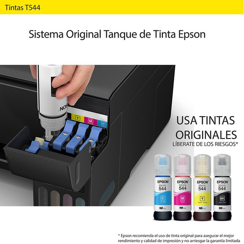 Imagen 2 de 6 de Kit X 4 Tinta Epson 544 Original L3110 L3210 L3150 L3250