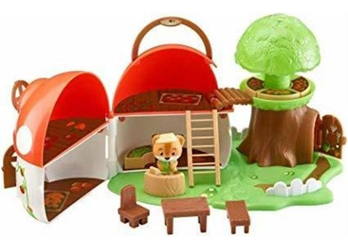 Fat Brain Toys Madera Tots Mushroom Sorpresa Muñecas Y Casas