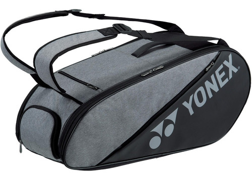 Raquetero Yonex Active 6r Black Gray 2021 Tennis Badminton Color Gris