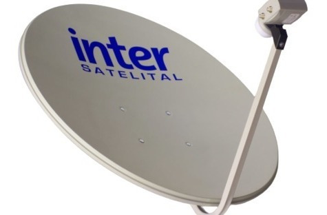 Antena Receptora Intercable 75 Cm Con Lnb Optimizado