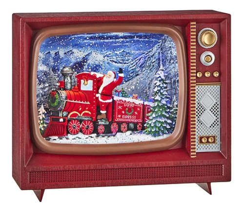 Raz 4000777 Santa Express Musical Y Iluminado Agua Tv, 10 Pu