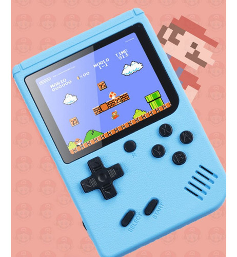 Consola Game Box - 400 Juegos En 1 (retro,nintendo Y Sega) Rosa