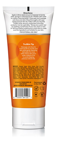Limpiador Truskin Vitamina C Iluminador Con Vitaminas C Y E