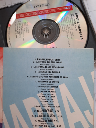 Roque Narvaja - Tal Para Cual. Cd