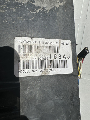 Caja Fusibles Tipm Dodge Avenger, Sebring 2007 2008motor 2.4 (Usado)
