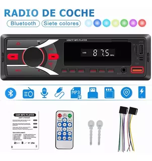 Auto Estereo Coche Reproductor Mp3 Radio Con Localiza 2usb