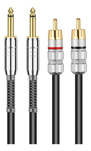 Cable De Audio De 2 M, 2 Pares De 2 Cables De Consola Rca De