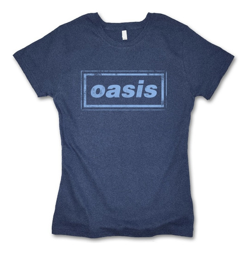 Oasis Playera Distressed Logo Para Mujer Noel Liam