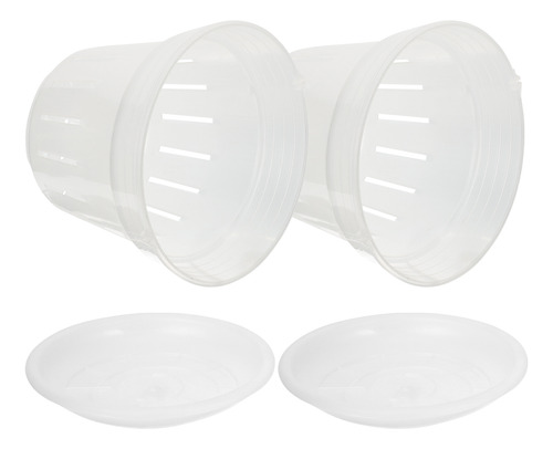 Macetas De Plástico Para Jardinería, 2 Unidades, Macetas De